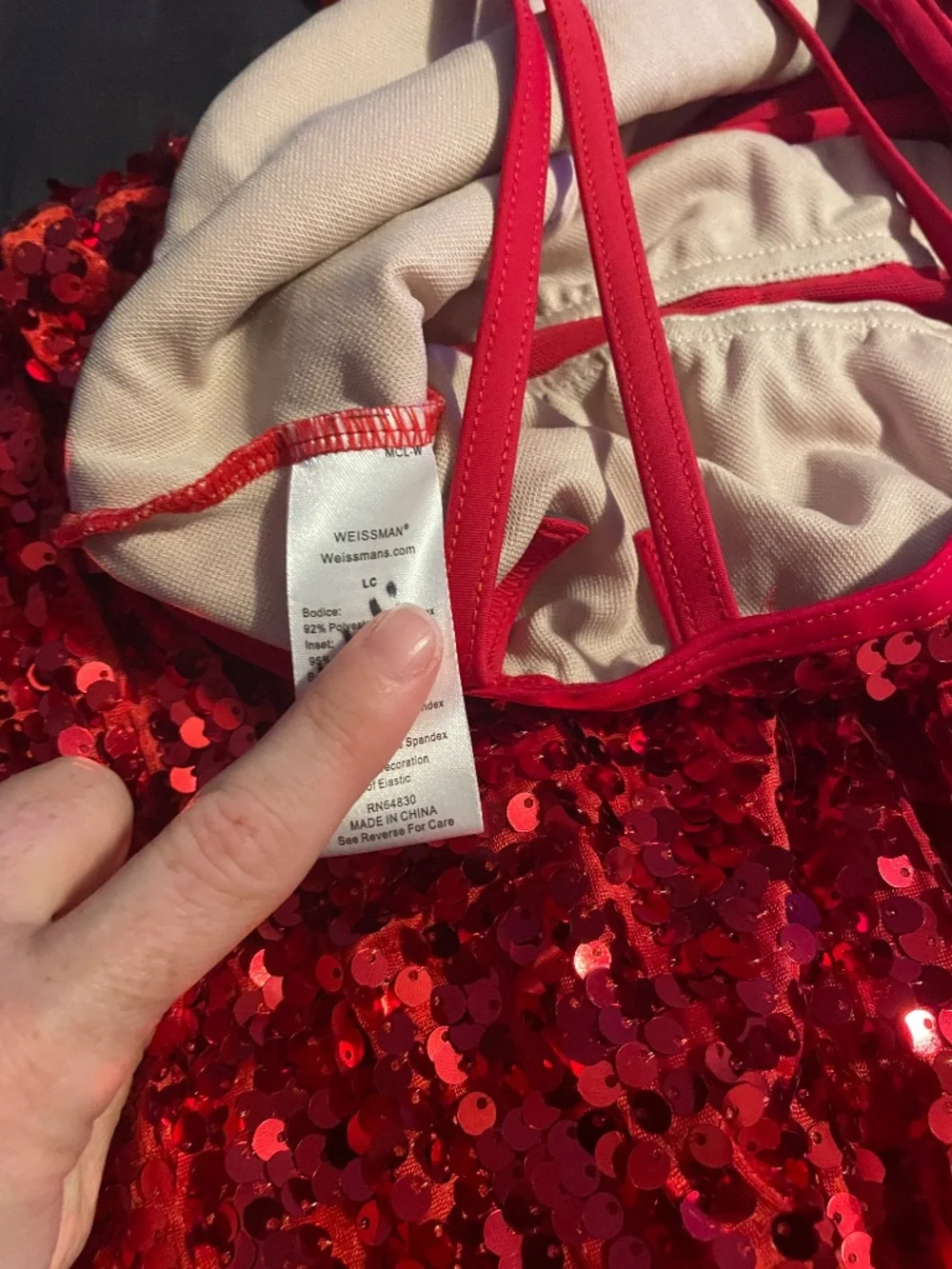 Red LC Jazz/Tap Costume